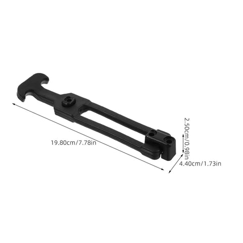 Six Pack Rubber Latches With T Handle Hasp Elastic Draw Locks For Vibration Reduction And Secure Fastening All Weather And Corrosion Resistant Rubber Latch Set For Dynamic Environments showing dimensions