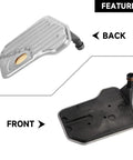 Front and back view of 4L60E 4L65E Transmission Solenoid Kit Master Assembly All In One Repair Kit For GM Automatics 1993 To 2005