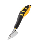 Kickass Heavy Duty Nail Puller And Staple Remover With Comfortable Dual Rubber Grip Handle, ergonomic tool for upholstery repair.