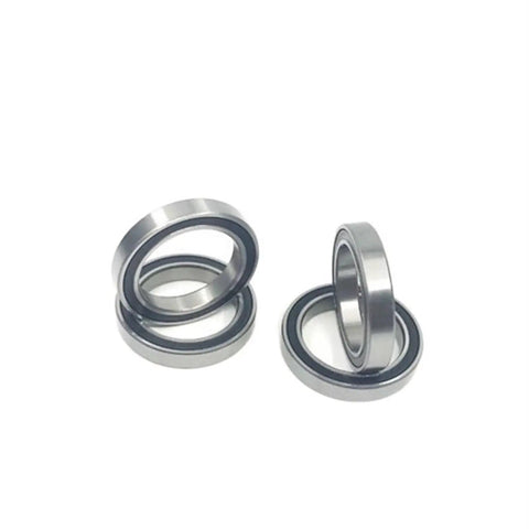 Deep Groove Ball Bearing Set Chromium Steel 10 Pieces 10x19x7mm And 17x26x7mm With Rubber Seals 2RS Thin Wall for heavy duty use