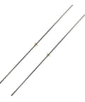 Two Pack T8 600mm Lead Screw With Brass Nut For 3D Printers, 8mm Diameter, 2mm Pitch, 4 Starts Acme Thread, 304 Stainless Steel Rod