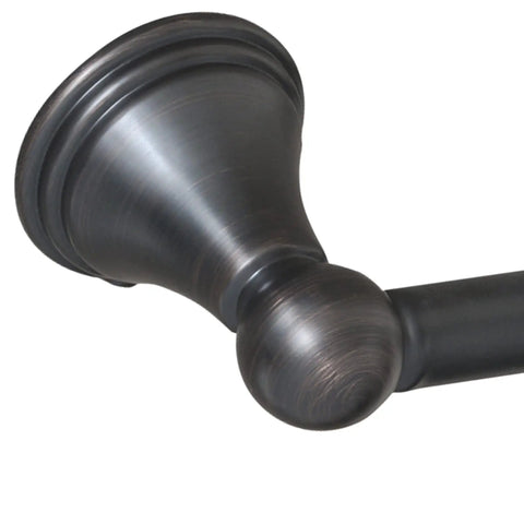 Close-up of Oil Rubbed Bronze Toilet Paper Spring Holder With Modern Style, showing fixture detail and finish.