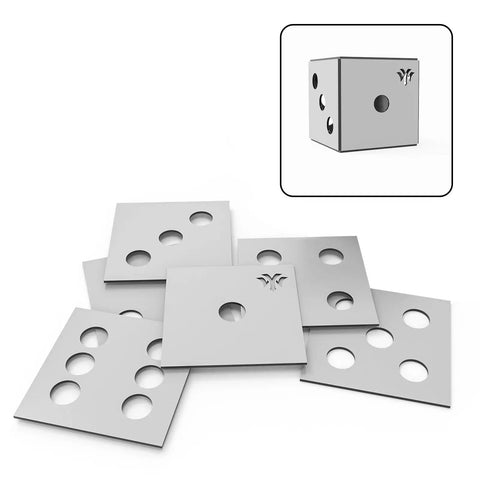 Beginner Welding Practice Kit With Six Welding Coupons And Plate Set featuring durable steel plates with holes for MIG, TIG, and Stick practice.