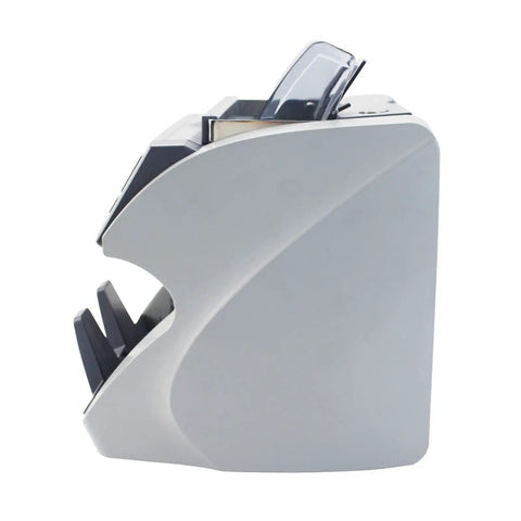 Side view of the Badass Multi Currency Money Counter Machine For Hustle-Ready Cash Sorting Auto Bill Detection.