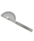 Heavy Duty 0 To 180 Degree Protractor Angle Finder With Rock Solid Stainless Steel Rotary Arm And 100 Millimeter Scale for precise angle measurements.