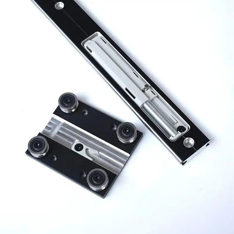 Dual Axis Linear Guide With Damping Wheel Slider For Precision Motion Systems And Automation 300 To 1400mm Adjustable Length Easy Install And Customization For Pro Grade Automated Equipment, aluminum rail and slider