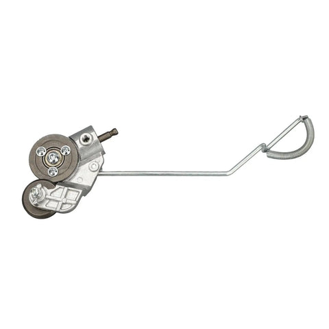 Heavy Duty Electric Drill Plate Cutter And Metal Shears Attachment For Steel Aluminum Copper Iron side view of the metal cutting attachment.