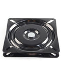 6 Inch Swivel Plate Heavy Duty Turntable Bearing With 360 Rotating Base For Bar Stools Chairs TV Tables Boats Seats Built To Last Square Steel Ball Bearing, black steel