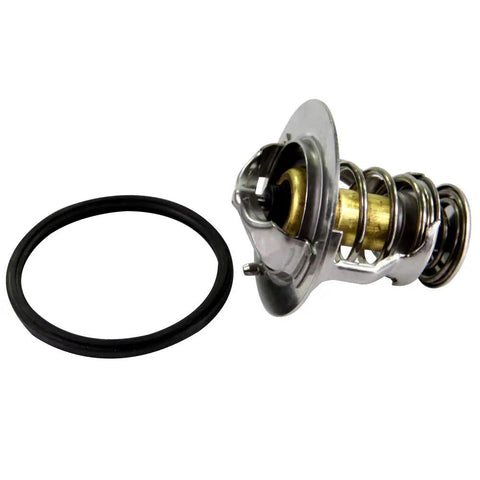Durable Coolant Thermostat For Toyota And Lexus Cars And SUVs with O-ring, shown from side view for Avalon Camry Corolla and more models.