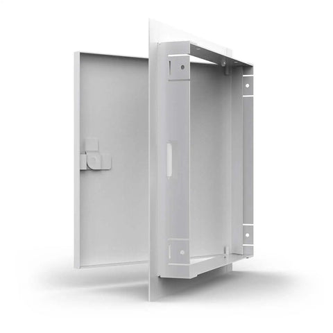 Heavy Duty Galvanized Steel Access Door 24 X 36 Inches White Flush Wall And Ceiling Hatch showcasing reinforced frame and concealed hinges.