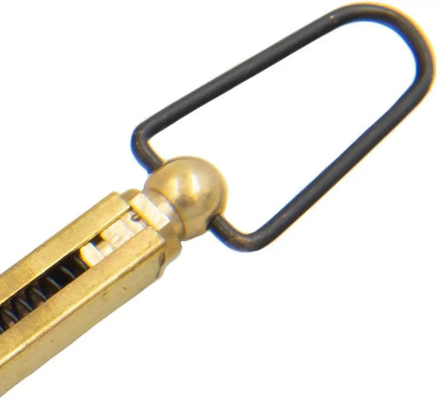 Straight Line Muzzleloader Capper For 11 Caps With Solid Brass Construction Spring Loaded Cap Tube Holds Up To 15 Caps close-up