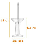 Legit Durable Push Pins 600 Count Standard Thumb Tacks With Kickass Steel Points And Clear Rounded Tops dimensions 1 inch tall and clear rounded top.