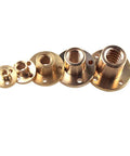 Brass Lead Screw Nut For CNC Machines And 3D Printers T8 Pitch 1mm Lead 1mm Travel High Precision Fit Durable Metal Nut For Smooth Motion In DIY CNC Projects And Pro Grade 3D Printer Setups, brass T nut set