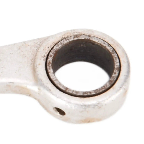 Close-up of Kickass Heavy Duty Metal Thread Take Up Lever For Industrial Sewing Machines 8700 8900 showing hole for balance shaft.