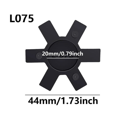 Flexible NBR Rubber Spider Insert For L Jaw Coupling L Jaw Coupler 5Pcs Center Insert Cushion And Shock Absorption Durable