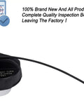 Jeep Wrangler Fuel Tank Filler Cap Gas Cap Direct Fit Replacement For 2003 Through 2018 JK And 2003 Through 2006 TJ Models Replaces 52100552AG 52030387AB 52030387AA Easy Install Click To Seal