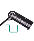 Ergonomic Precision Wire Bender Tool For Tight Cable Forming And Quick Custom Bends, features a measurement scale and a green handle.