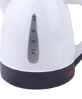 Game Changer Dual Voltage Car Kettle Works With 12V And 24V Systems Portable Water Heater 1 Liter size with measurement gauge.