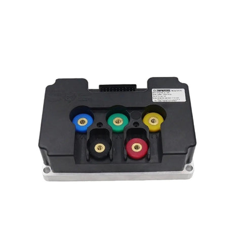Turbocharge Your Custom Ride With This FarDriver BLDC Motor Controller handling 48V to 72V DC, featuring colored connectors.