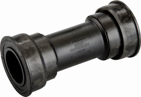 MTB Bottom Bracket 89.5x92mm Press Fit Black for Hollowtech II Cranks, full XT level assembly with sealed cups