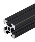 Gear Up For Your Next Build With This Rock Solid 4 Piece Set Of 600mm 2020 Aluminum Extrusion T Slot Linear Rails, close-up view.