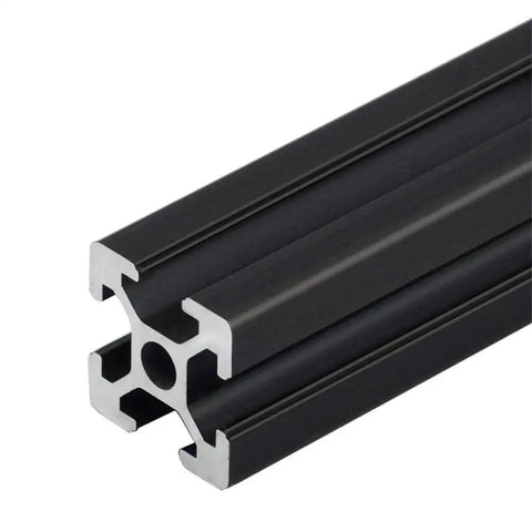 Gear Up For Your Next Build With This Rock Solid 4 Piece Set Of 600mm 2020 Aluminum Extrusion T Slot Linear Rails, close-up view.