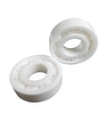Premium 6207 CE Zirconia Ceramic Ball Bearings 35X72X17mm Oil Free Self Lube with white ceramic material.