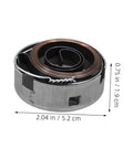 Built Tough Drill Press Quill Feed Return Spring And Replacement Coil Kit Heavy Duty Steel measuring 2.04 by 1.75 inches.