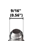 3/8 In JIC Male To 3/8 In JIC Male Flared Straight Tube Hydraulic Adapter Fitting 5 Pack For Fluid Power Systems Built From Carbon Steel Corrosion Resistant Up To 7000 PSI, 9/16" shown