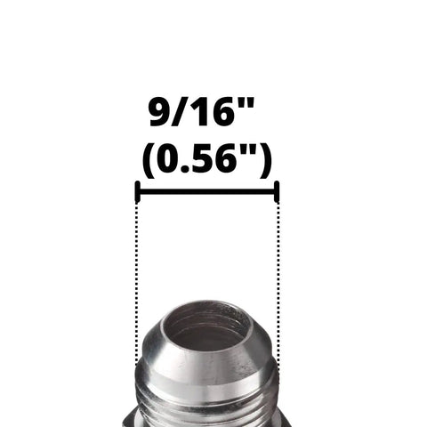 3/8 In JIC Male To 3/8 In JIC Male Flared Straight Tube Hydraulic Adapter Fitting 5 Pack For Fluid Power Systems Built From Carbon Steel Corrosion Resistant Up To 7000 PSI, 9/16" shown