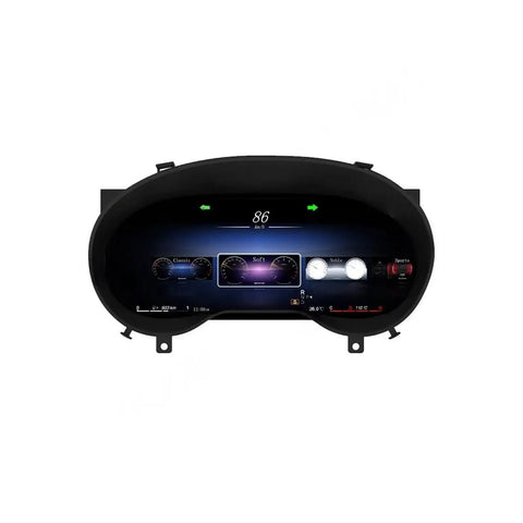 Mercedes Benz GLA CLA A Class 12.3 Inch LCD Dashboard Instrument Panel Digital Cluster Gauge Module Plug And Play Upgrade Built In Circuit Board Factory Tested High Temp Stable For 2013 2017 Models, front view