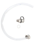 Quick Twist Oil Drain Valve With Hose Stainless Steel Makes Changing Engine Oil A Total Slam Dunk By Keeping Hands Clean And Mess Free With Leak Proof Sealing System That Stops Drips Dead In Their Tracks So You Can Work Smarter Not Harder., stainless steel oil drain valve with clear hose and gasket