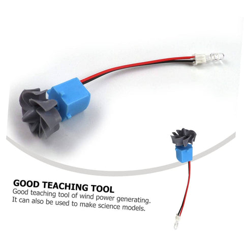 Portable Mini Wind And Hydro Generator Dual Powered Educational Kit For Teaching Hands On STEM Projects with plastic turbine.