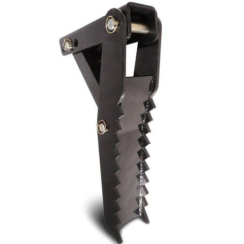 32 Inch Beefy Extreme Weld On Backhoe Thumb Clamp With Five Eighths Inch Steel Plate Assembly Adjustable Teeth Bars