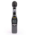 Handheld Heat Stress Monitor With WBGT Globe Temperature And Humidity Readouts For On Job Sites And Gyms, Brass Black Ball Sensor