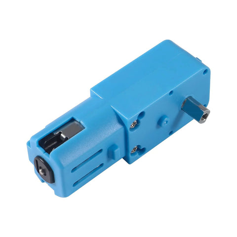 Blue single shaft metal gear motor for robotics projects