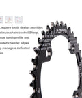 Tall square tooth chainring from 1x10 Speed MTB Groupset Kit With 170mm Crankset 104BCD 11-50T Cassette Mountain Bike Upgrade