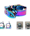 Aluminum Alloy Quick Release Seat Post Clamp 31.8mm 34.9mm for Mountain and Road Bikes, Adjustable Tube Fastener, Colorful Finish