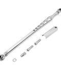 Sliver Chrome Shift Linkage Gear Shifter Replacement For Harley Davidson Electra Glide Road King Street Glide Road Glide Trike Glide Softail Dyna 1986 To 2023 Ride Ready Aftermarket Upgrade For Touring Models And Big Twin Cruisers chrome shift linkage kit with bolts