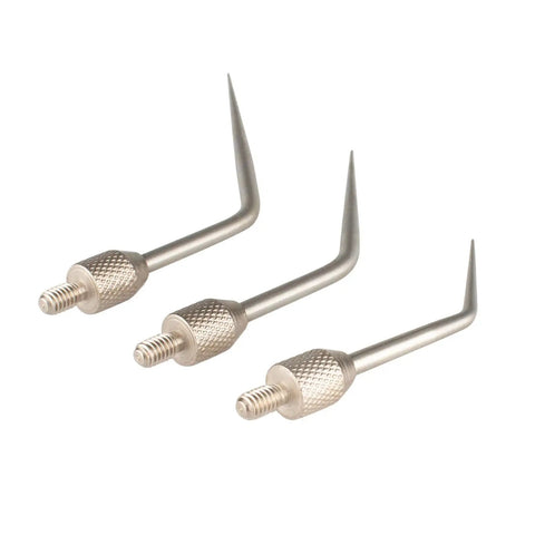 Needle Point Contact Set for Dial Indicators and Depth Gauges, M2.5 Thread, 45 Degree Tip, Radius 0.3 to 0.4 mm