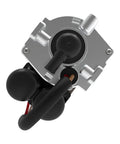 Heavy Duty Air Suspension Compressor Replacement For Tesla Model S And X 2016 Through 2021 Direct Bolt On Upgrade close-up view of inner components and connections.