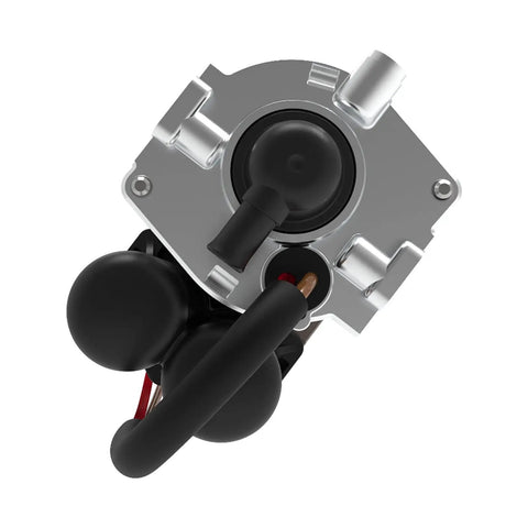Heavy Duty Air Suspension Compressor Replacement For Tesla Model S And X 2016 Through 2021 Direct Bolt On Upgrade close-up view of inner components and connections.