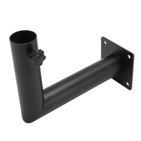 Beefy Heavy Duty Stainless Steel Satellite Internet Pole Mount Bracket For Roof Or Wall Install Black Antenna Support