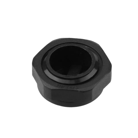 Nylon Closure Plug Set 10 Pcs NPT Half Inch Black Weatherproof Nonmetallic Round Cover Flame Retardant Waterproof Dustproof