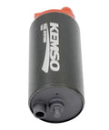 High-Flow In-Tank Fuel Pump For Kawasaki KX450F, KX450, KX450X, KX250F, KX250, KX250X, ER-6N, Ninja 650R, EX650, Versys 650, KLE650 Ethanol Ready, 200LPH Output, Bypass Valve Set Higher Than Stock, Serialized Body For Lifetime Reliability; side view