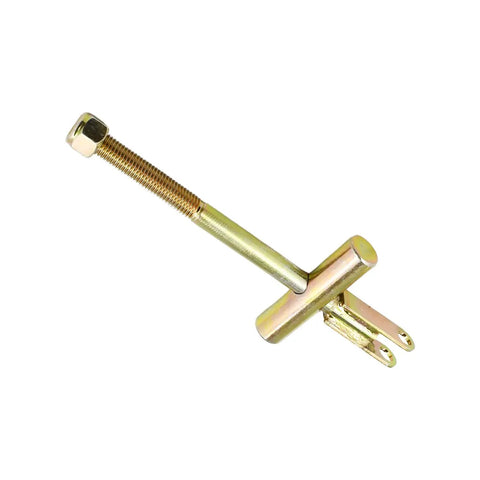 Deck Pivot Kit For Hustler Zero Turn Mower 36 Inch 42 Inch 52 Inch ZTR Replacement 603918 285-992 Built To Last Beefy Heavy Duty Pivot Assembly For Easy Cutting And Smooth Quiet Operation., yellow steel pivot kit with threaded bolt and fork end