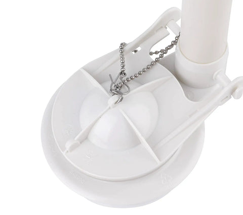Close-up of 3 Inch Flush Valve Replacement Kit With Gasket And Bolts For 2 Piece Toilets No Fuss Easy Install Durable Seal Fits Standard Tank