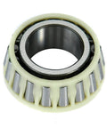 Rear outer wheel bearing for Dodge Omni (1983–1990), beige cage with steel rollers.