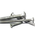 Heavy Duty 500 Piece Galvanized Carriage Bolts Set Three Eighths Inch by Sixteen Threads per Inch 1-1/4 Inch Grade 5 Fasteners Kit