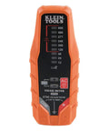 Front view of ET60 Voltage Tester For AC And DC Voltage No Batteries Needed Wide 12 To 600 Volt Range with orange casing.